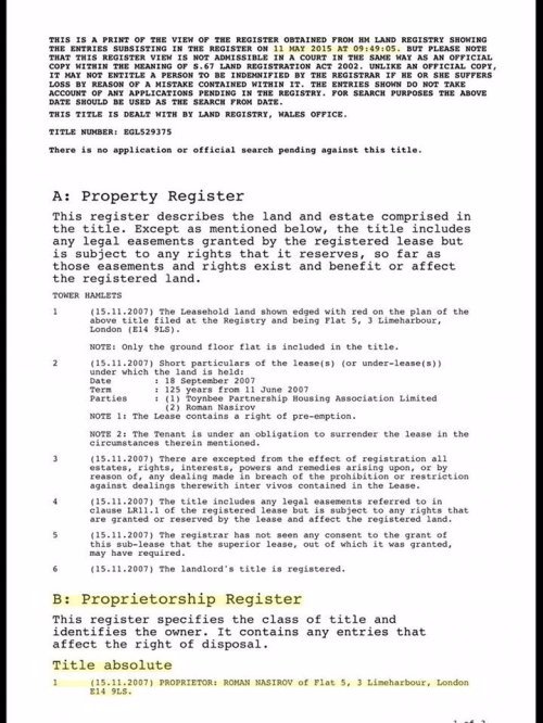 Лікарчук розказав про лондонську квартиру голови ДФС Насірова