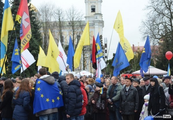 У Луцьку відбувся Євромітинг. ФОТО