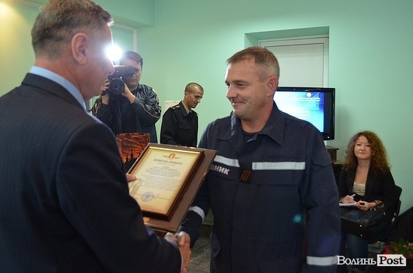 У Луцьку з професійним святом вітали рятувальників. ФОТО