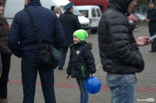 Народне віче «За європейську Україну!» в Луцьку. ФОТО