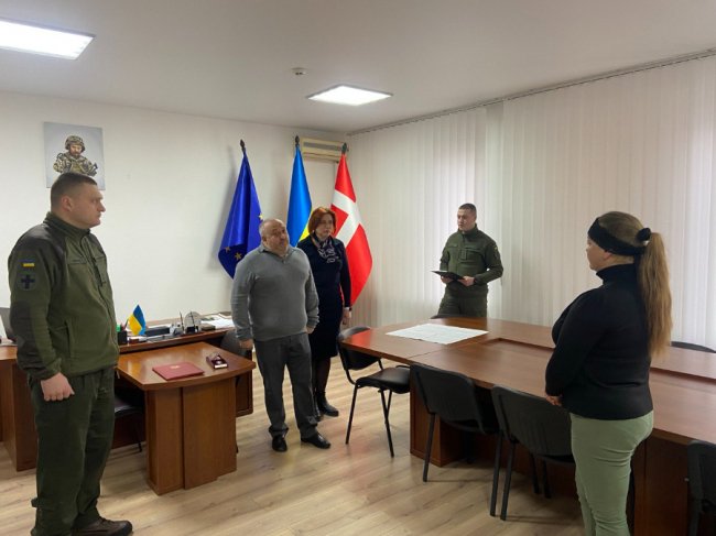 Дружині Героя з Луцького району вручили його посмертну нагороду