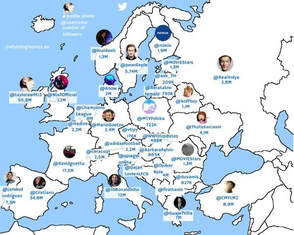 Підбірка альтернативних карт Європи. ФОТО