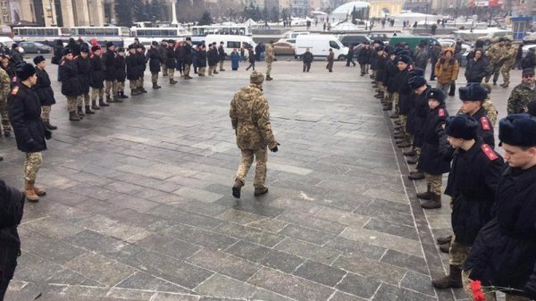 В Києві прощались із загиблими бійцями в Авдіївці