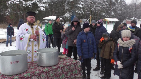 Свято Водохреще в дитячому таборі у Гаразджі