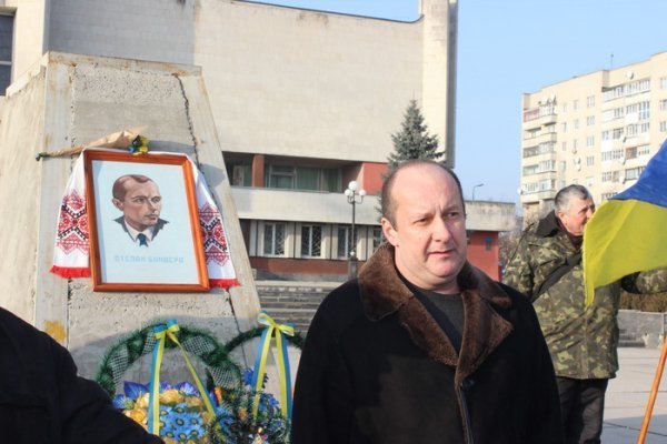 У Луцьку вшанували пам’ять Бандери