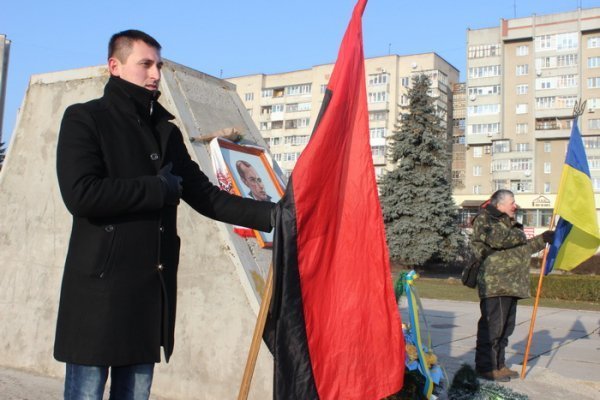 У Луцьку вшанували пам’ять Бандери