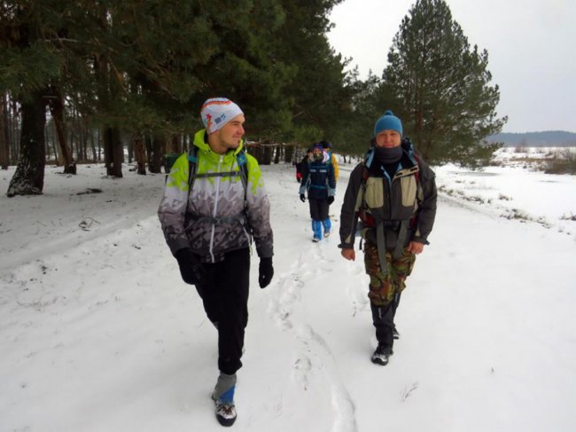 На Волині учасники екопоходу «Сніготопка» здолали 50 кілометрів пішки. ФОТО