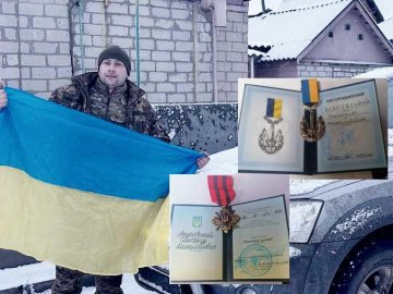 Воїн з Волині отримав  «Сталевий хрест» від генерала Валерія Залужного