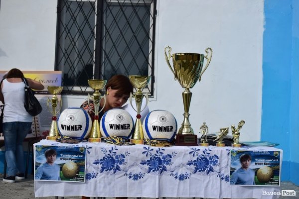 Призи для переможців.