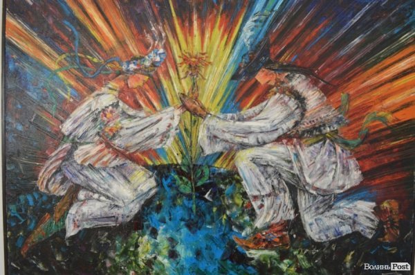 Коли полотна танцюють: у Луцьку відкрили виставку картин «в чотири руки». ФОТО