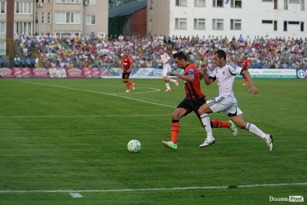 «Волинь» програла «Шахтареві» всуху 0:4. ФОТО. ВІДЕО
