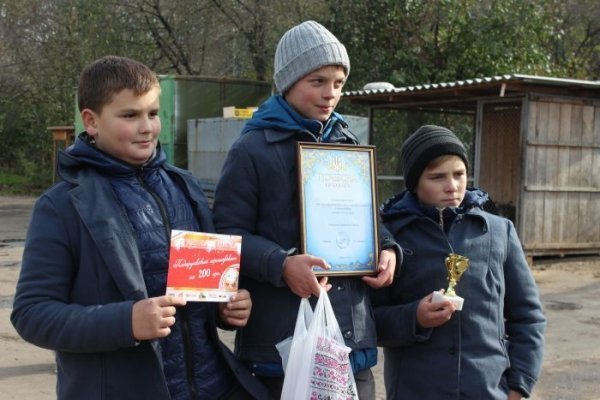 Луцькі діти власними руками змайстрували будки для собак . ФОТО