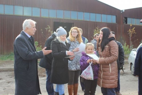 Луцькі діти власними руками змайстрували будки для собак . ФОТО