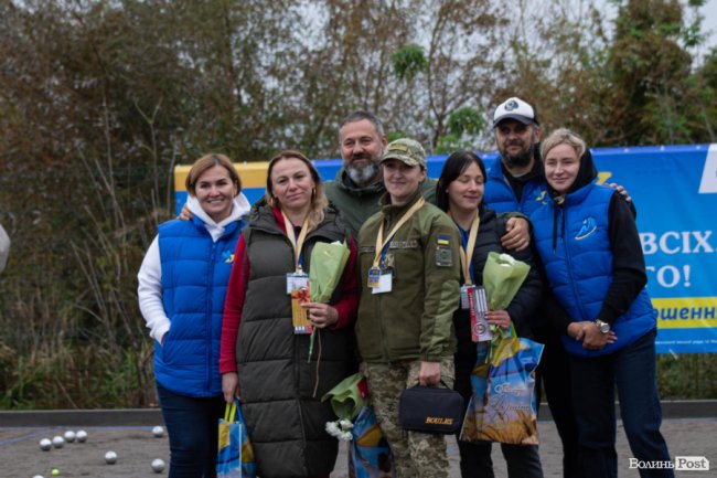 У місті на Волині відбувся перший турнір з петанку для ветеранів війни