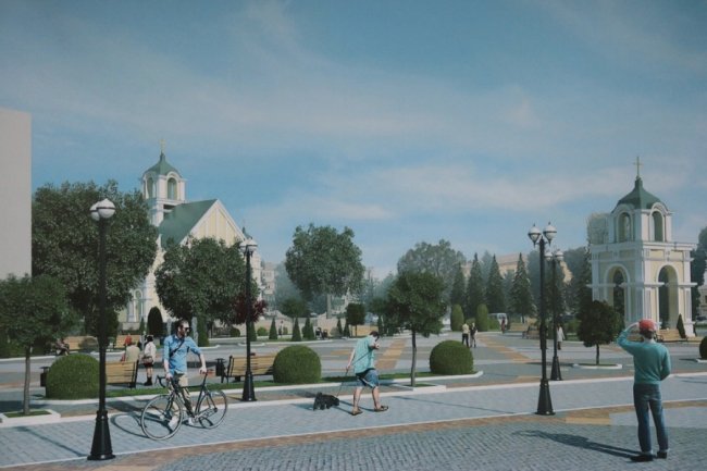 Озеленення, фонтан, капличка: у місті на Волині хочуть реконструювати площу Героїв. ФОТО