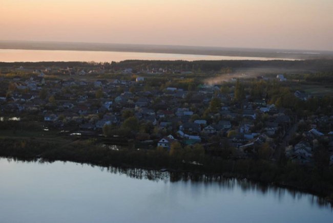 Показали краєвиди Шацька з висоти пташиного польоту. ФОТО