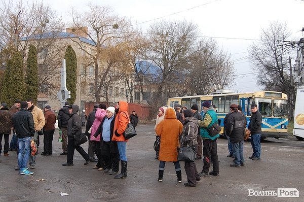 У Луцьку страйкують тролейбусники. ДОПОВНЕНО