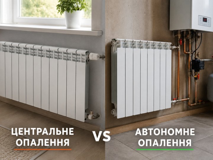 Центральне чи автономне опалення: чому одна й та сама батарея може працювати зовсім по-різному