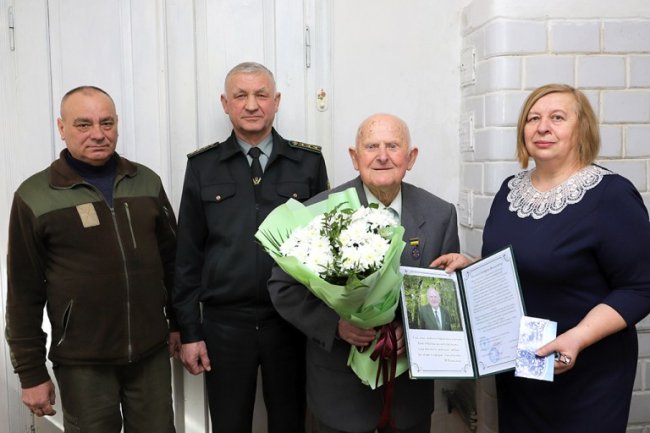 Один із найстаріших лісівників Волині відзначив 90-річний ювілей