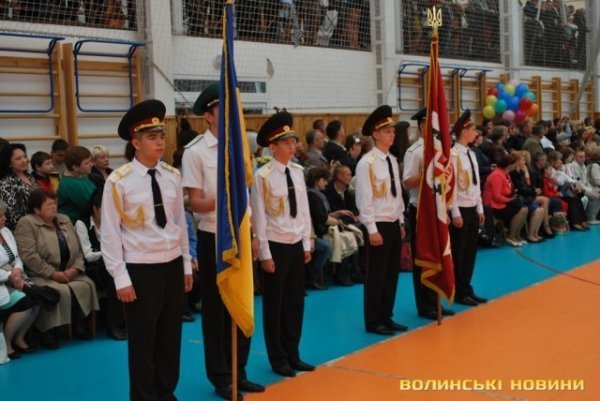 Випускний у луцькому військовому ліцеї. ФОТО