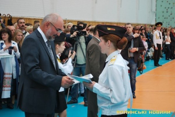 Випускний у луцькому військовому ліцеї. ФОТО