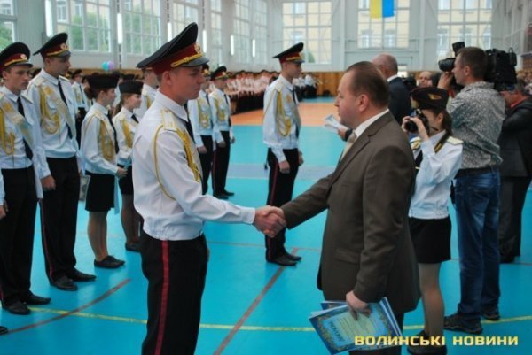 Випускний у луцькому військовому ліцеї. ФОТО