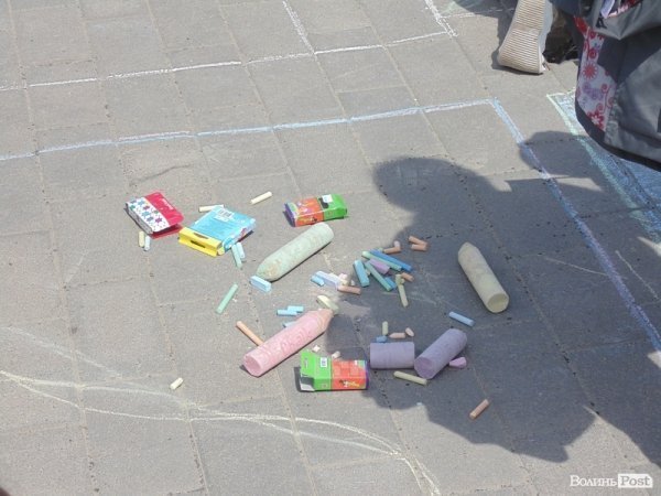 Центр Луцька розмалювали по-європейськи. ФОТО