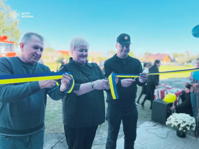 Новий підрозділ місцевої пожежної охорони відкрили на Волині