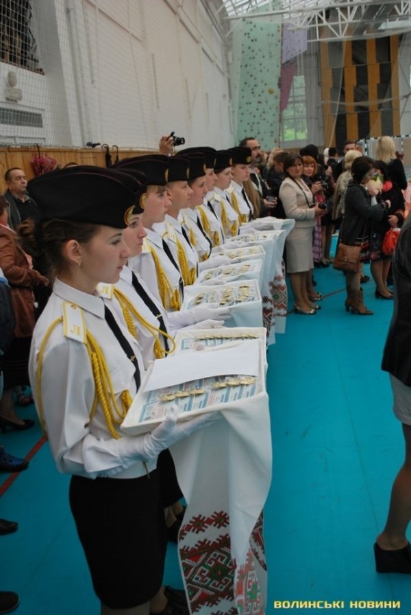 Випускний у луцькому військовому ліцеї. ФОТО