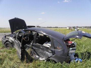 В аварії під Луцьком постраждали діти. ФОТО