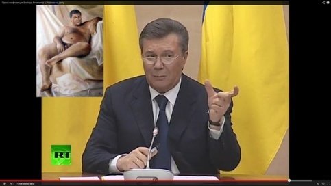 Інтернет глузує з Януковича на прес-конференції. ФОТО