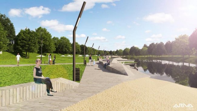 Лучани показали, яким хочуть бачити Центральний пляж міста. ФОТО