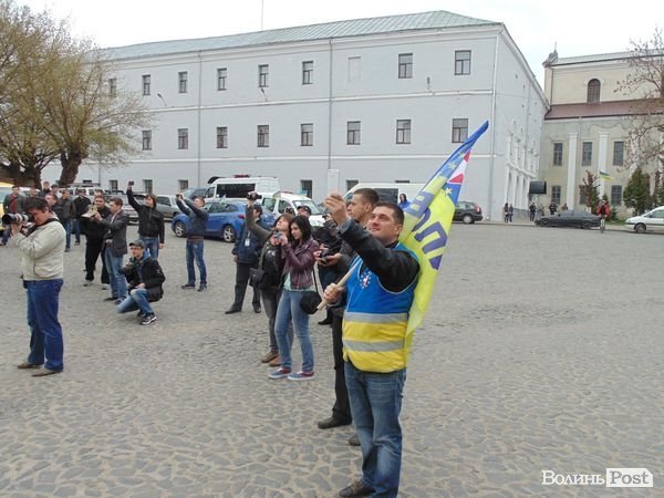 «Антипутінський» марш у Луцьку. ФОТО