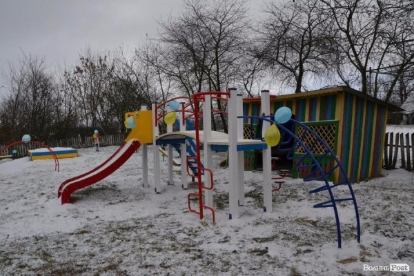 Гузь відкривав майданчики в окрузі попри снігопади*