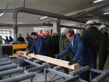 На Волині запрацювала сучасна лінія з переробки деревини. ФОТО 