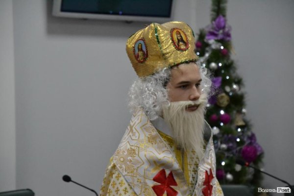 Миколай Романюк привітав дітей із Днем Святого Миколая. ФОТО