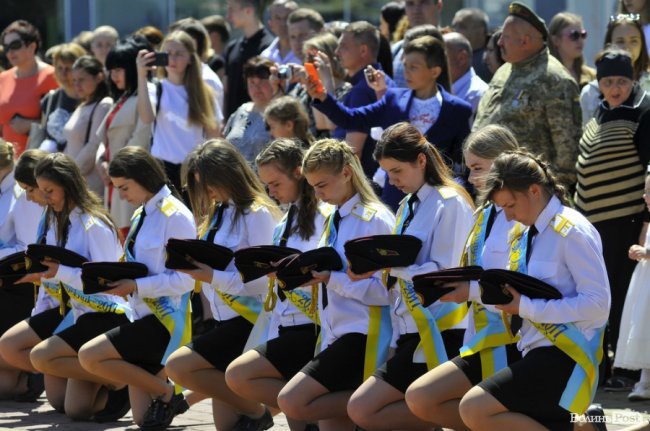 Фото випускного у військовому ліцеї в Луцьку