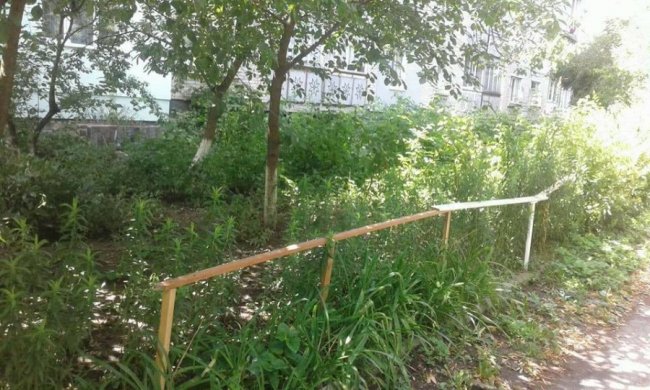 Муніципали зносять паркани та обмежувачі руху у Луцьку. ФОТО