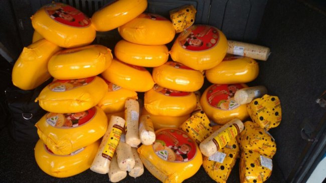 На Волині впіймали сирного контрабандиста