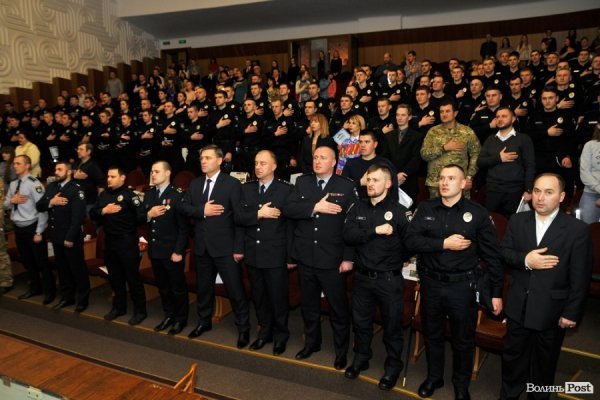 Фото з першого «дня народження» патрульної поліції Луцька