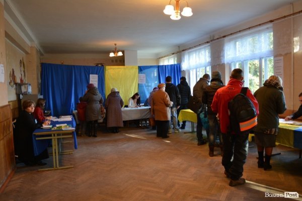 У Луцьку дільниці працюють не без порушень. ФОТО. ДОПОВНЕНО