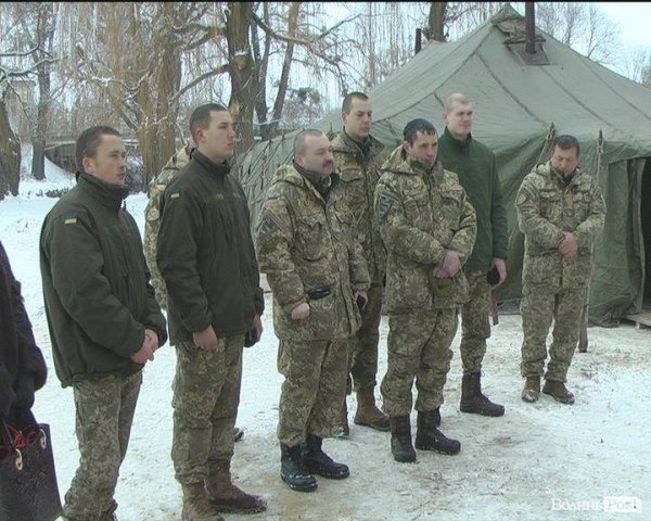 Як на Водохреще купалися волинські солдати