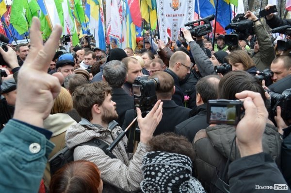 Акція протесту в Києві. ФОТО