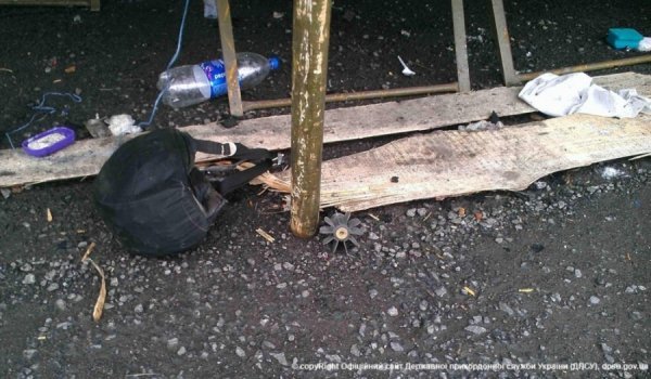 Табір силовиків після мінометного обстрілу. ФОТО. ВІДЕО