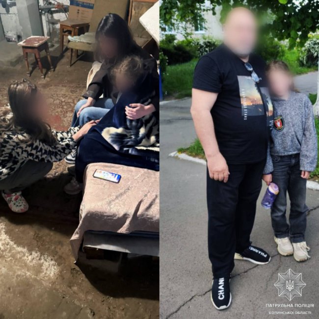 У Луцьку патрульні підтримали 8-річну дівчинку, яка перебувала в укритті без дорослих