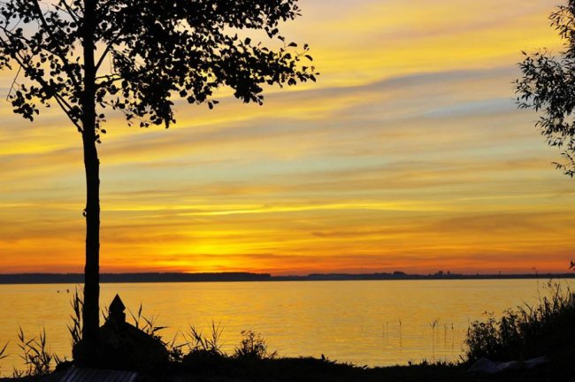 Золотий захід сонця на Світязі: чарівні фото