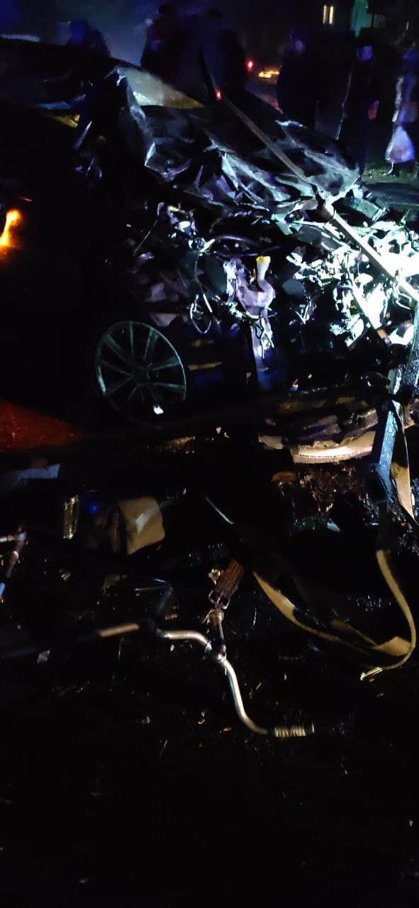 На рівненській трасі зіткнулися кінна підвода та авто: 4 людей у важкому стані, 2 коней загинули. ФОТО