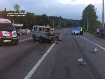 Двоє постраждалих у моторошній аварії під Луцьком – у реанімації