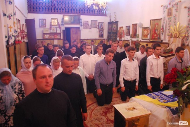 Перший дзвоник у волинській семінарії. ФОТО