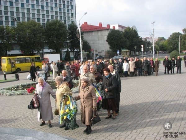 У Луцьку відзначили день народження президента Грушевського. ФОТО